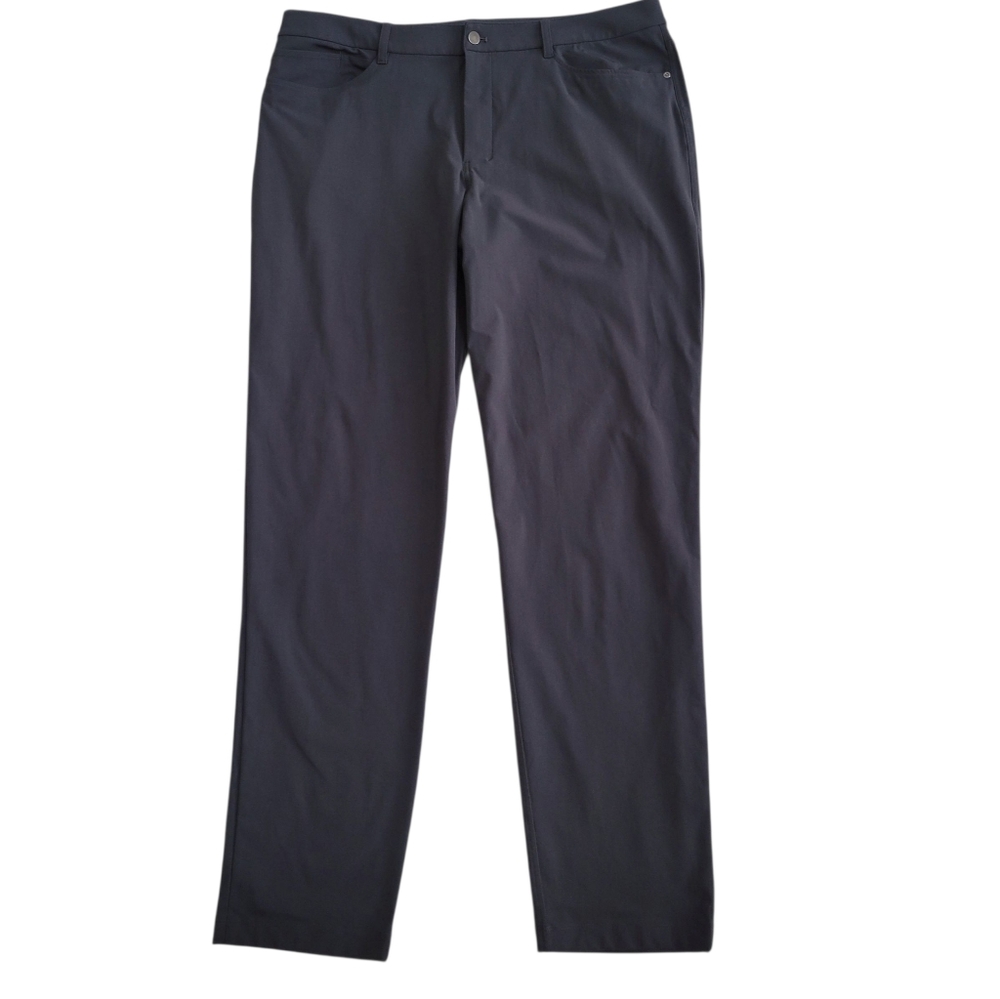 Lululemon ABC‎ Classic Fit Pant Long Warpstreme Obsidian 40x34.5